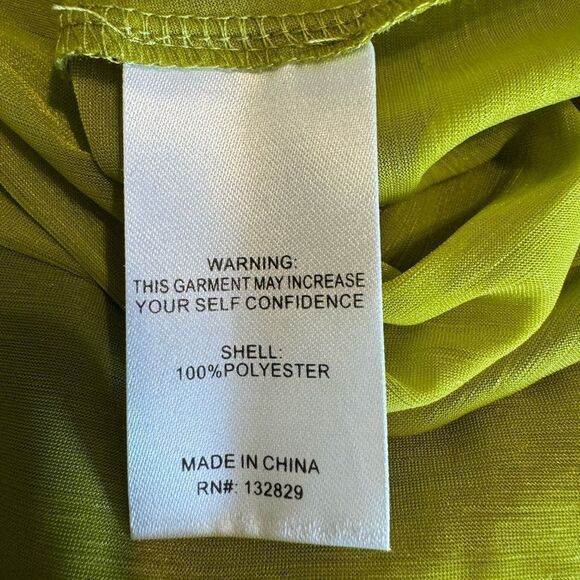 NWT Song Of Style Noma Midi Dress in Chartreuse - Picture 9 of 9
